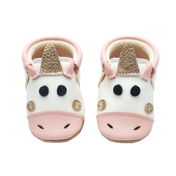 Unicorn Blush- Little Lambo baby moccasins